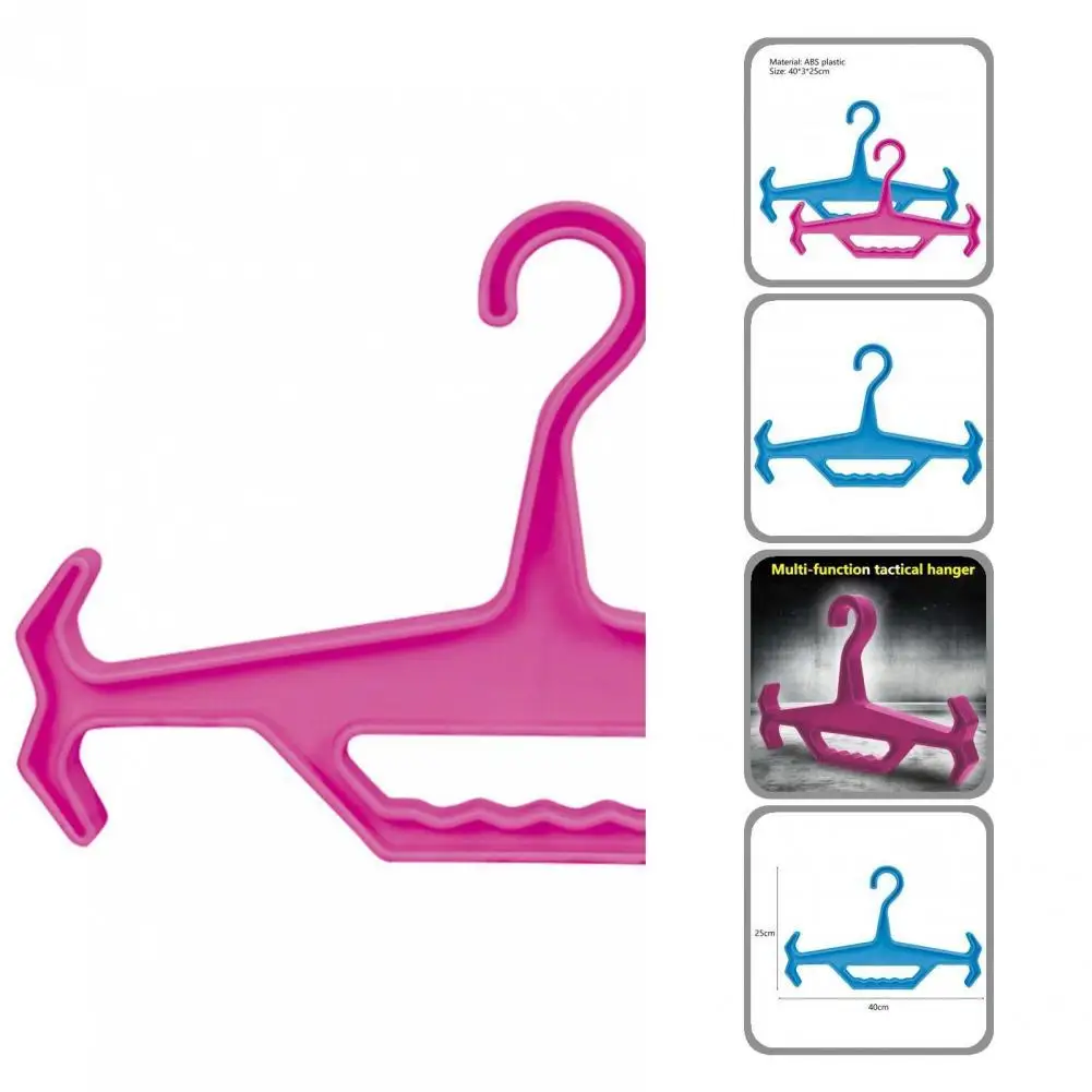 

Sturdy Single-piece Injection Molding Hanger Double-ended Hook Multifunctional Hanger High Toughness for Unisex