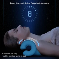 double sided cervical spine repair massager for neck spine stretch massage pillow neck care relieve fatigue relax neck pillow