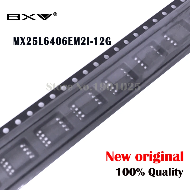 10 шт. MX25L6406EM2I-12G 25L6406EM2I-12G MX25L6406E MX25L6406 25L6406E лапками углублением SOP-8