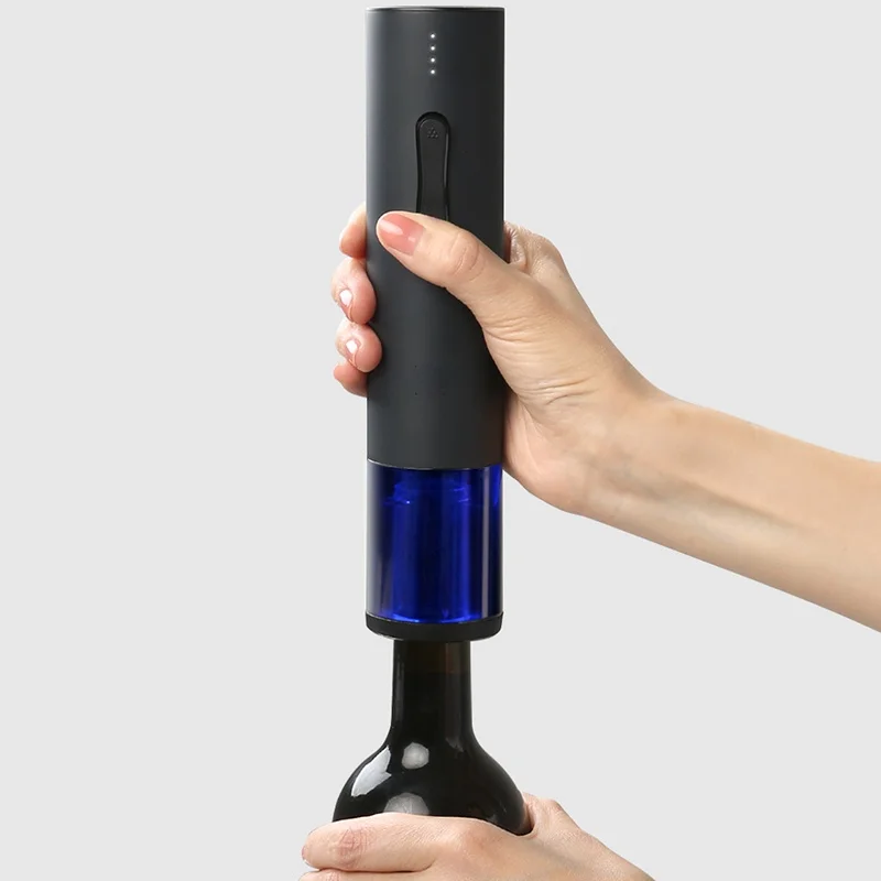 

Automatic Wine Bottle Opener Kit Electric Corkscrew With Foil Cutter Wine Decanter Pourer Aerator For Family Gifts