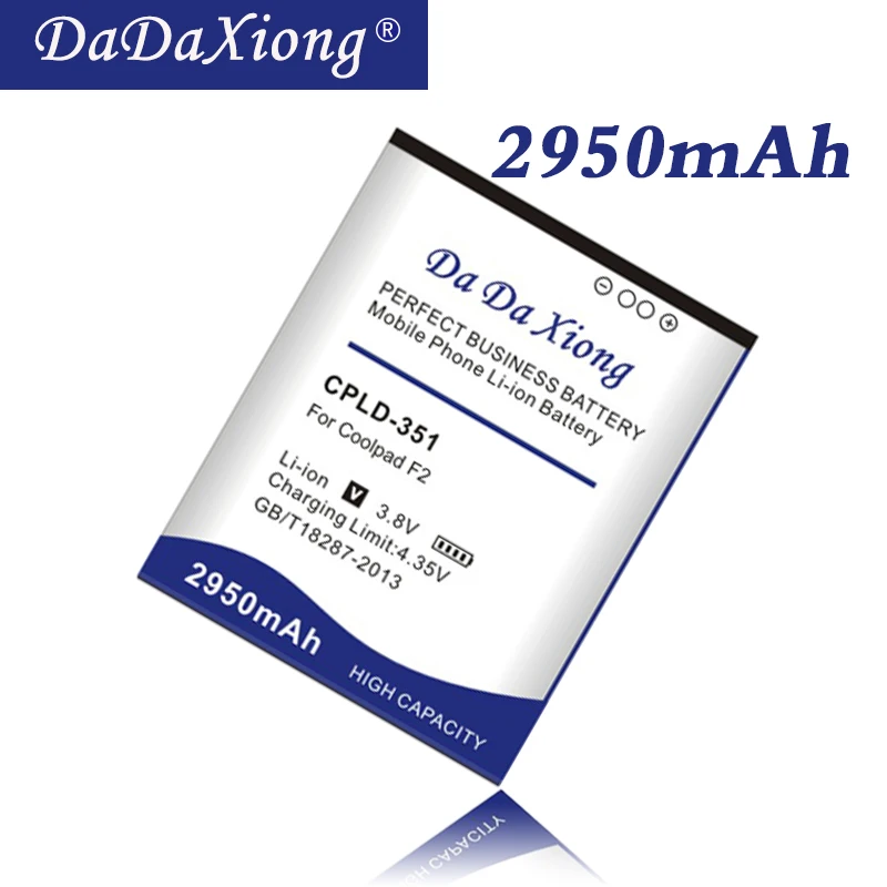 

DaDaXiong Original 2950mAh Cpld-351 For Coolpad F2 8675 NOTE 5951 8750 5891Q 7320 Phone Battery