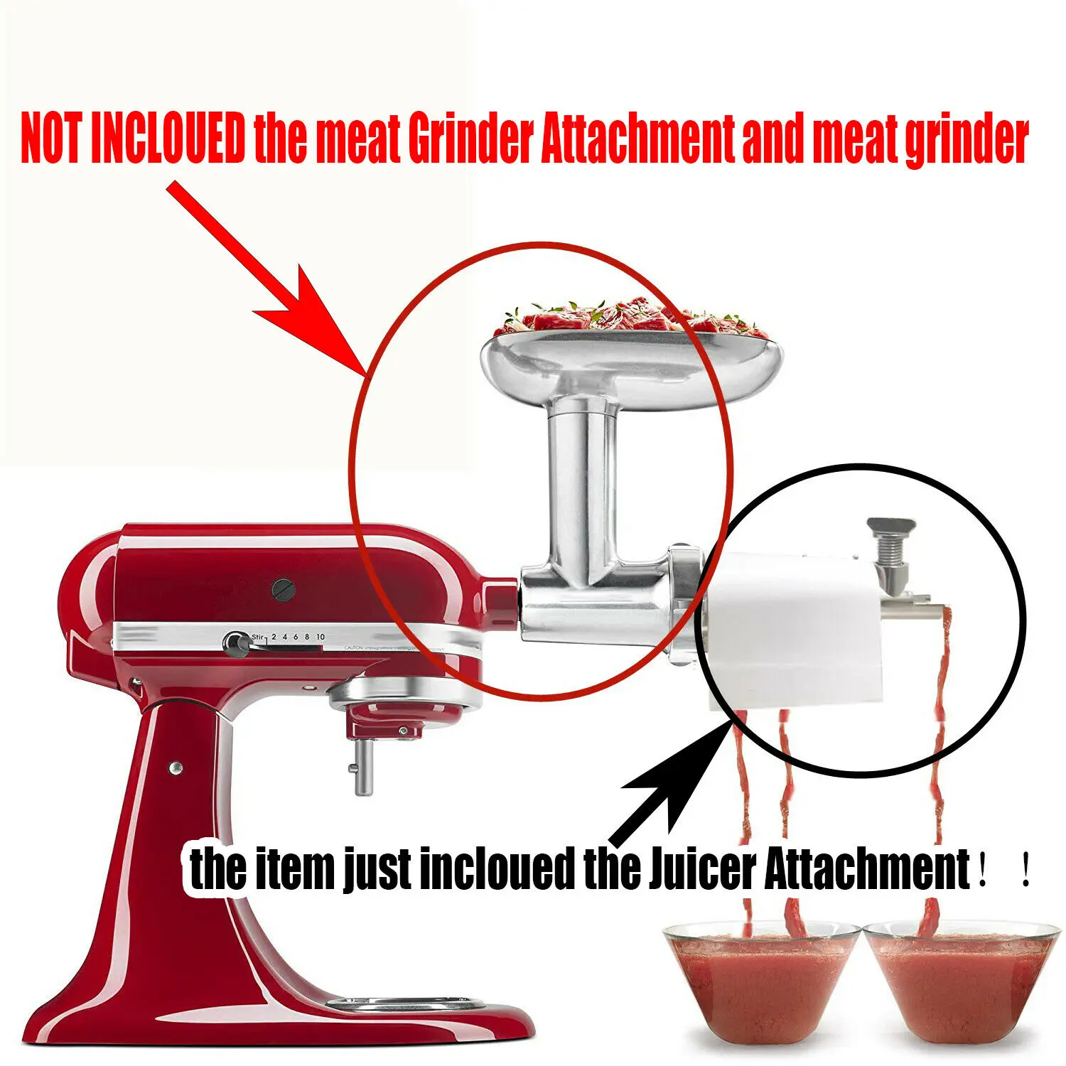 For Kitchenaid Accessories Vegetable Ketchup Tomato Juice Attachment And Sausage Stuffer Meat Grinder Stand Mixer | Спорт и