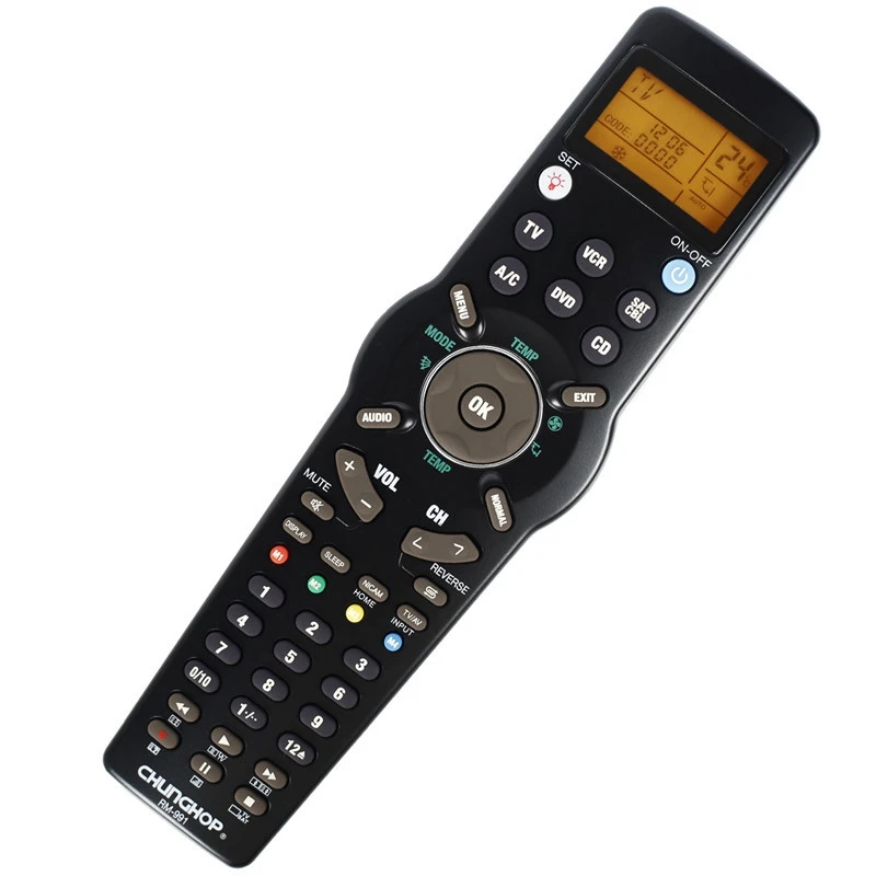 CHUNGHOP RM991 Smart Universal Remote Control Multifunctional Learning for TV/TXT DVD CD VCR SAT/CABLE and A/C | Электроника