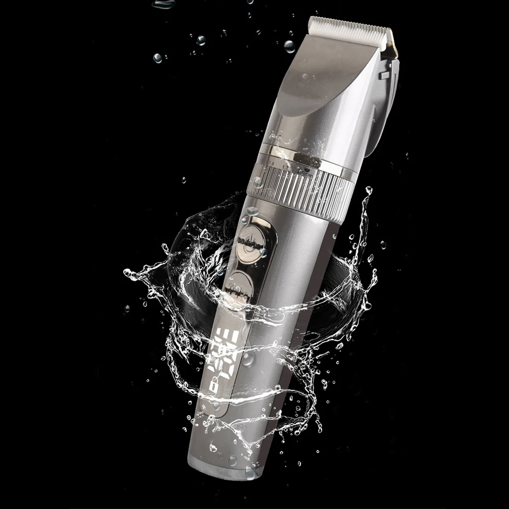 

Professional Hair Trimmer Digital USB Rechargeable Hair Clipper for Men Haircut Ceramic Blade Razor Hair Cutter Barber Machine