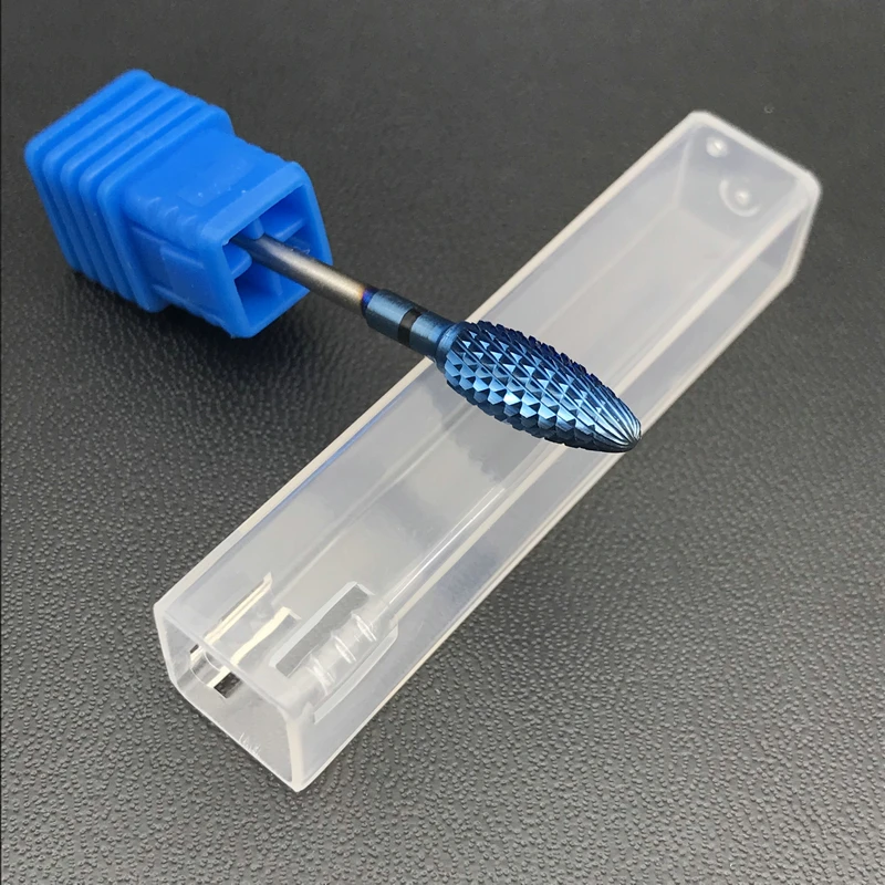 5 типов стоматологических вольфрамовых синих радужных карбидных фрез для ногтей