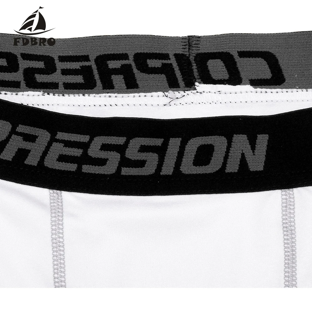 Компрессионные Беговые Брюки FDBRO мужские облегающие спортивные Леггинсы для