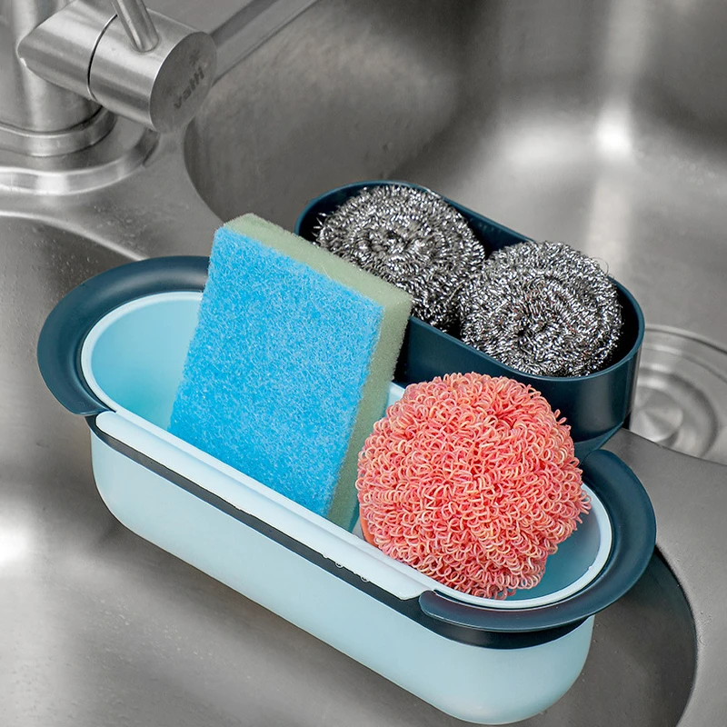 Бытовой прямоугольный фильтр для раковины держатель губки стеллаж хранения