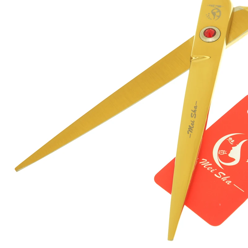 Meisha 7 дюймов профессиональные ножницы для укладки волос золотые японские 440c