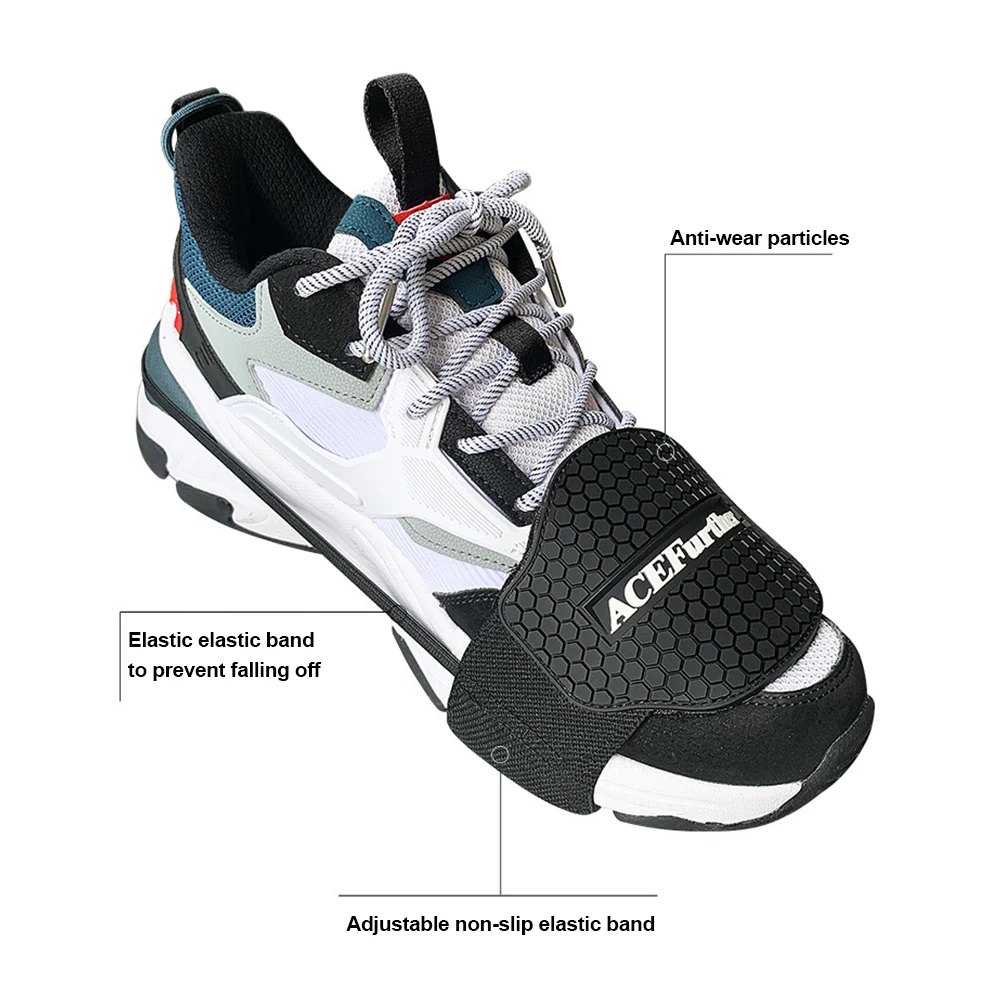 

For Motorbike Shoes Protective Pad Anti-Skid Gear Shifter Men Shoe Protector Boot Cover Shifter Guards Motorcycle Accessories