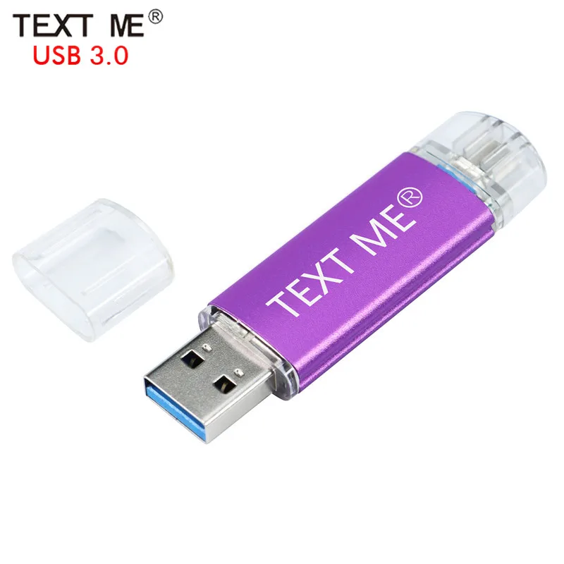 Флэш-накопитель TEXT ME OTG USB 3 0 64 ГБ карта памяти 8 4 Гб для телефона флэш-накопитель 16