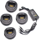 Многократное зарядное устройство WPLN4137 WPLN4139, 4 основания, для рации MOTOROLA CP200 EP450 CP040 CP140 CP180 DP1400 GP3688 PR400 DEP450