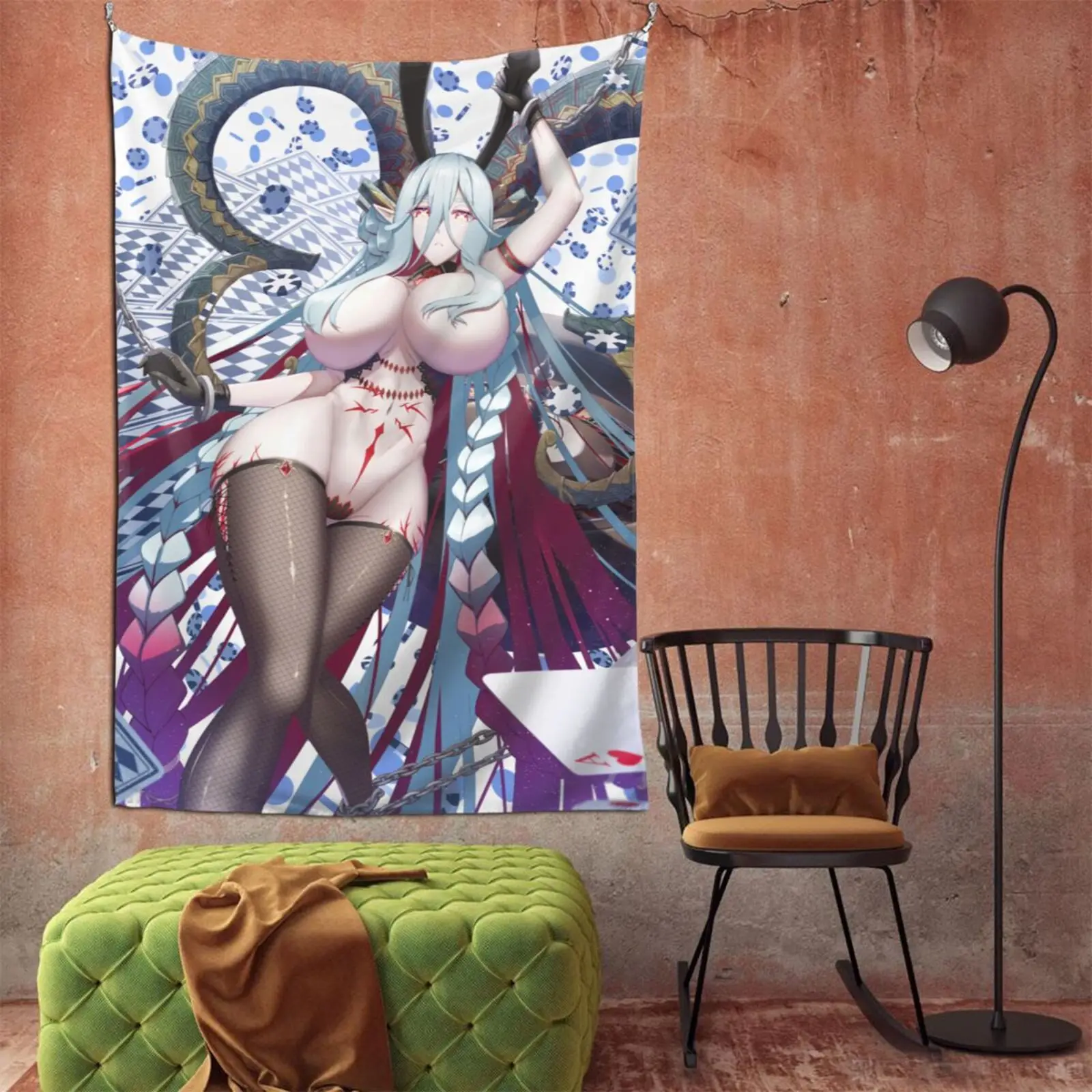 Обои с изображением Аниме Девушки гобелены карты Hentai настенные японский постер