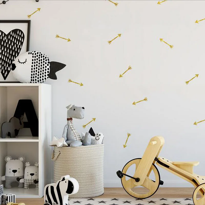 1 компл. съемные дома Спальня мультфильм стрелки мерцания Наклейки на стену Книги