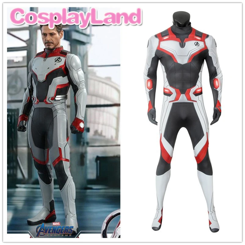 Avengers Endgame Captain America Costume Halloween 3D Printing Jumpsuit Superhero Team Uniform Thor Costumes | Тематическая одежда