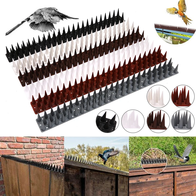 

Plastic Bird and Pigeon Spikes Anti Bird Anti Pigeon Spike for Get Rid of Pigeons and Scare Birds Pest Control