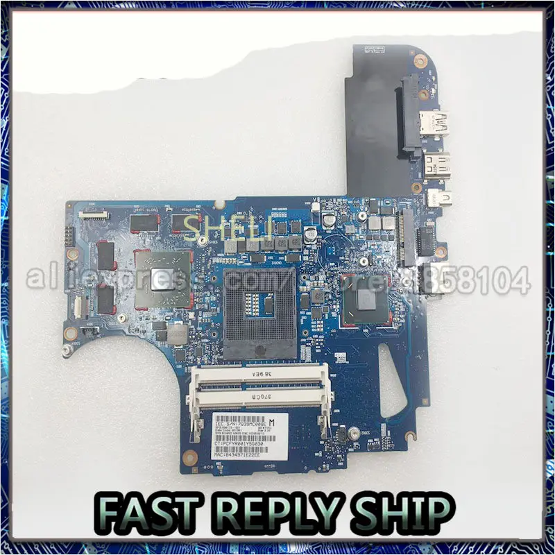 Материнская плата SHELI для HP Envy 14 2000 HM65 6050A2443401 654173 001 501 601|Материнские платы