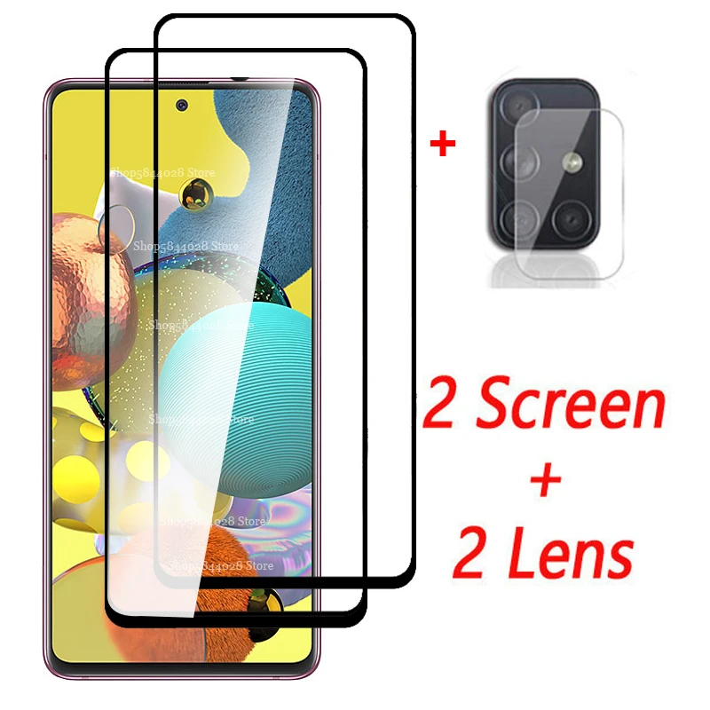 Защитное стекло 4 в 1 для samsung galaxy a51 5g 2020 экрана камеры защитное на sansung a 51 71 4g a515f a516f