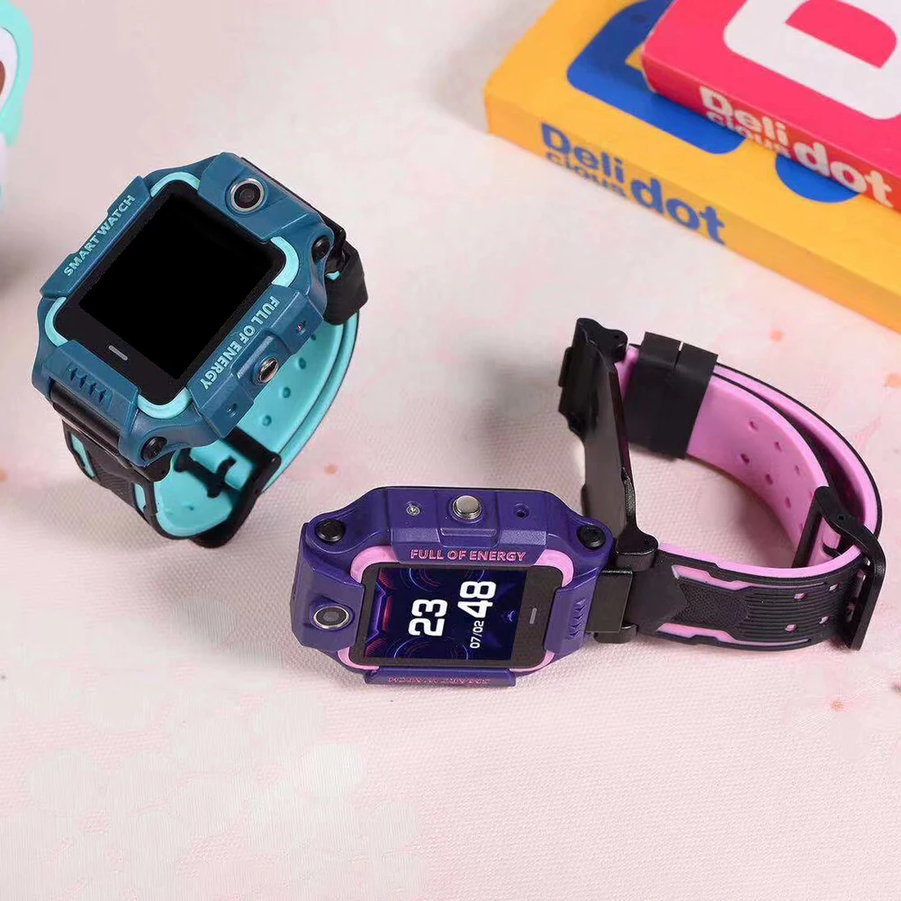 Водонепроницаемые Смарт часы с двойной камерой сим картой gps GSM сенсорным экраном