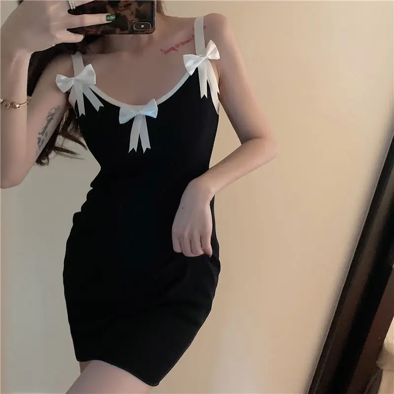 

Knitted Elastic Short Dresses Hollow Halter Bodycon Dress Women Sexy Mini Dress 2021 New Summer Beach Casual Club Party Female