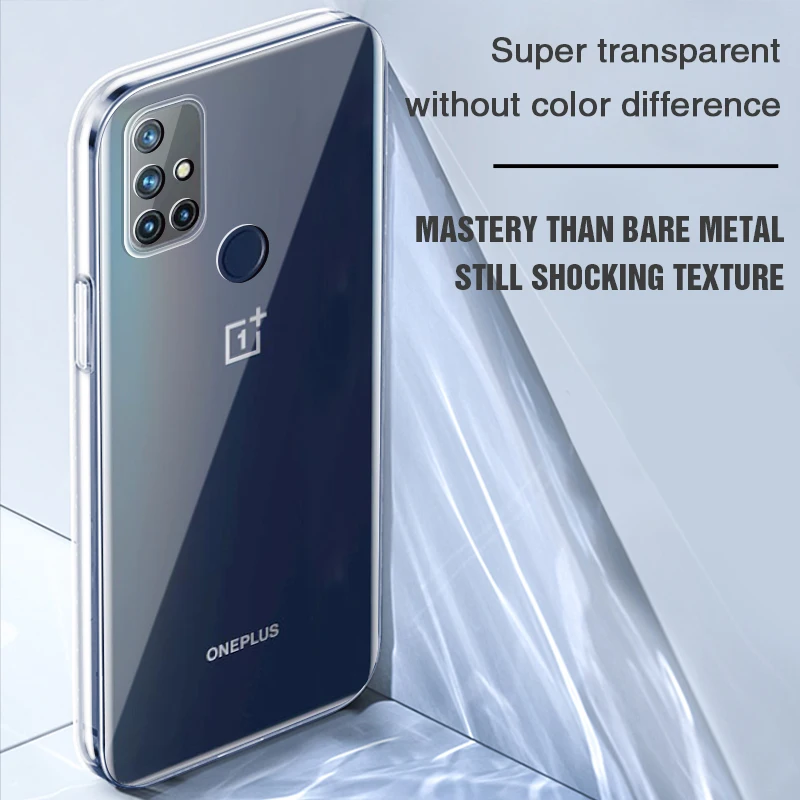 soft silicone clear tpu for oneplus nord 2 ce n10 n100 n200 nordn10 nord2 5g phone case transparent thin camera protective cover free global shipping