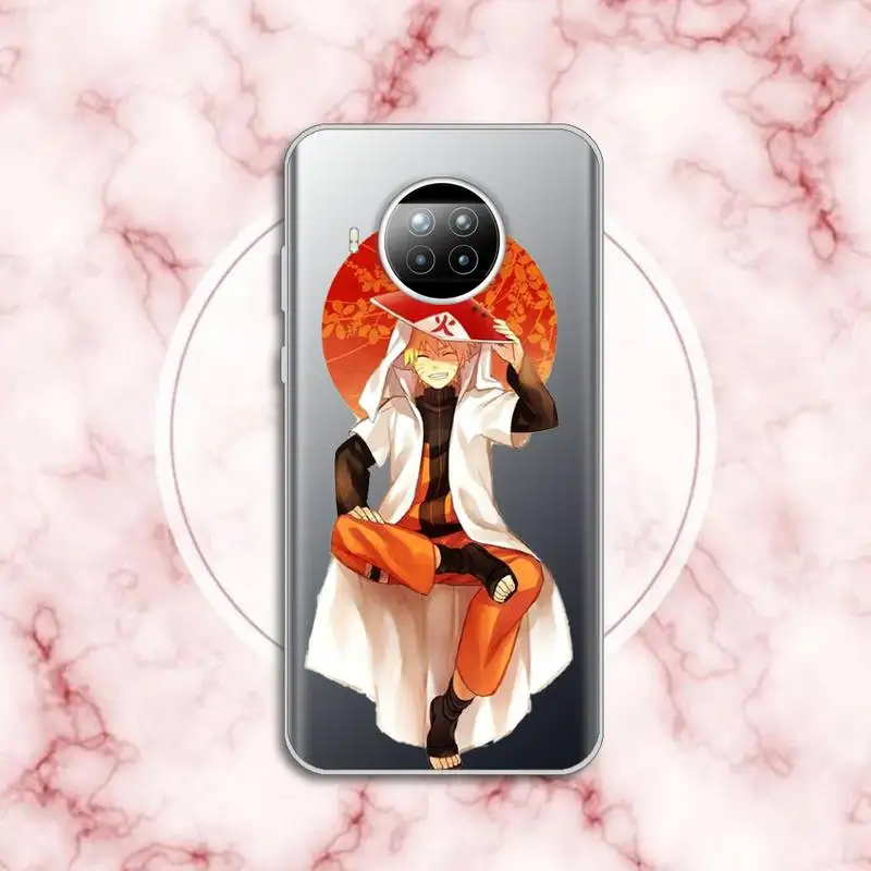 

Naruto Sasuke Kakashi Japan anime Phone Case Transparent for Xiaomi Redmi note 10 t 8 9 pro lite 11