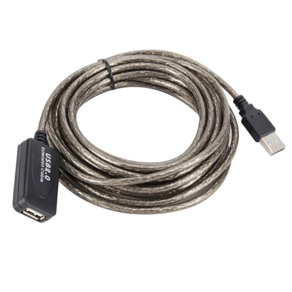 3 м 5 10 15 20 25 30 USB 2 0 Удлинительный кабель штекер-гнездо Активный ретранслятор