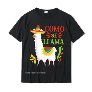Como Se Llama Animal Funny Mexican Cinco De Mayo 2020 T-Shirt Custom Cotton Men Tops Shirt Hip Hop Fashionable Tshirts