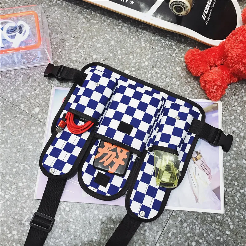 Модная нагрудная сумка для мужчин и женщин в стиле хип хоп водонепроницаемая еды