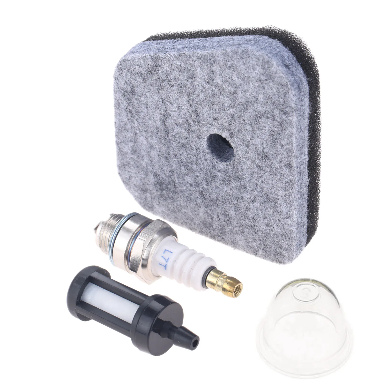 1Set Air Filter Spark Plug Fuel Primer Bulb Fits for STIHL FS90 FS100 FS110 FS130 String Trimmer Garden Tool Parts | Инструменты
