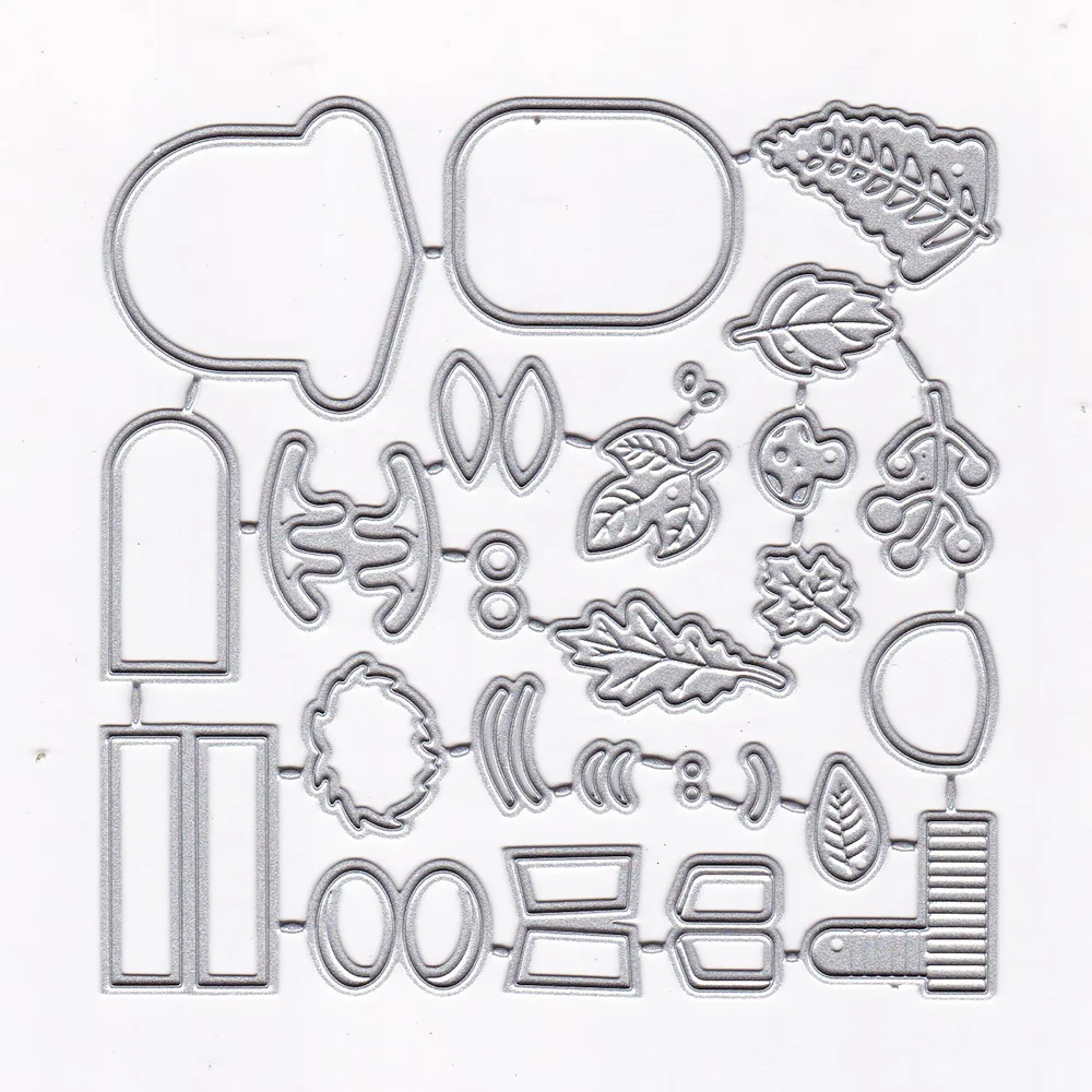 Рождественский олень металлический Трафаретный вырубной штамп инструмент для