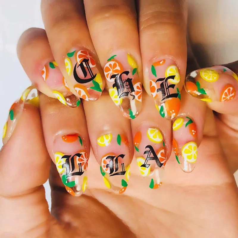 

3D Retro English Word Nail Sticker Holo Laser Nail Art Sticker Decals Rose Gold Silver Old English Grunge Nail Aesthetic XF3262