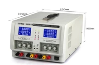 yihua 3005d ii dual channel output regulated dc power supply variable 0 30v 0 5a adjustable voltage supply