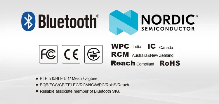 NRF52832 nRF52840 nRF52810 макетная плата модуля оценочная плата