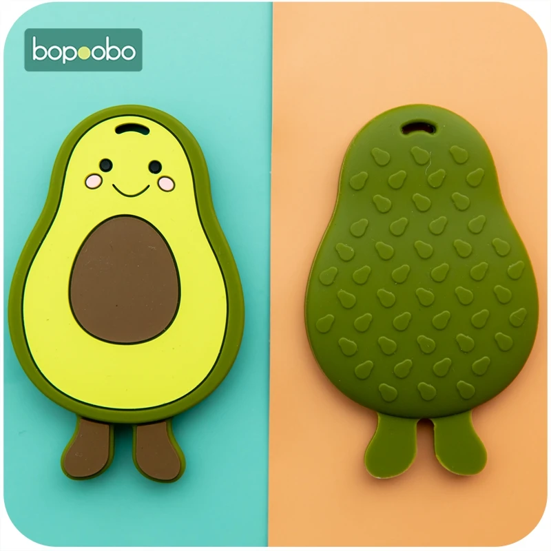 Детский Прорезыватель для зубов Bopoobo 1 шт. силиконовый с кроликом пищевое