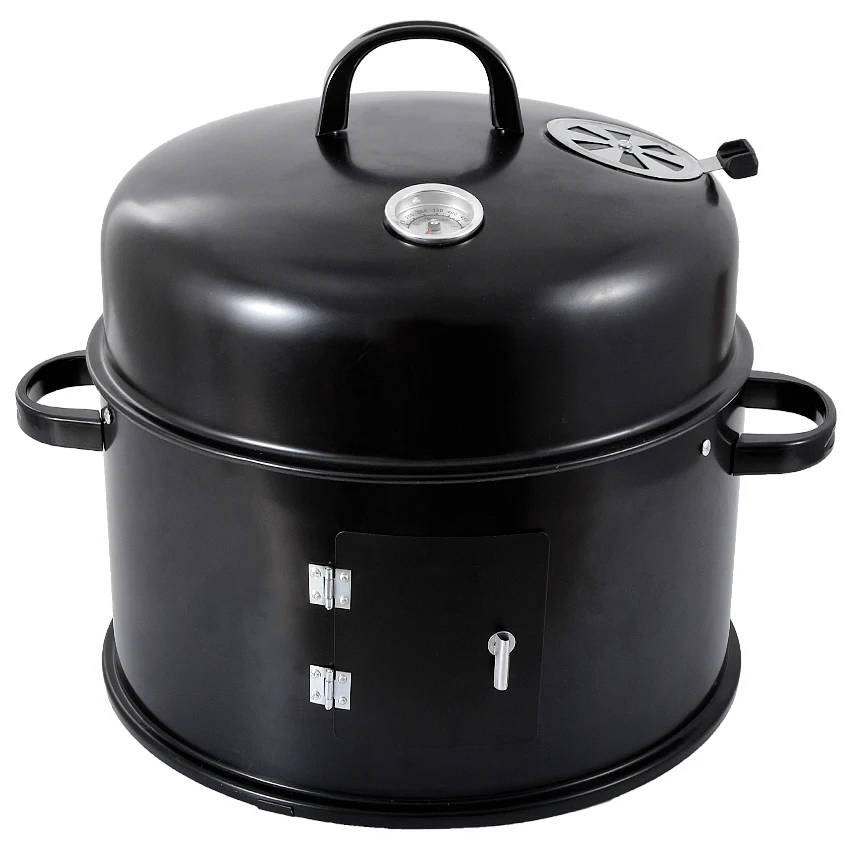 Высококачественная копченая печь гриль для барбекю на древесном угле открытом