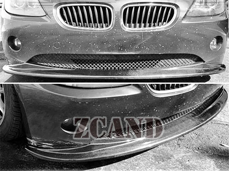 Спойлер переднего бампера из настоящего углеродного волокна для BMW E85 Z4 евро 02