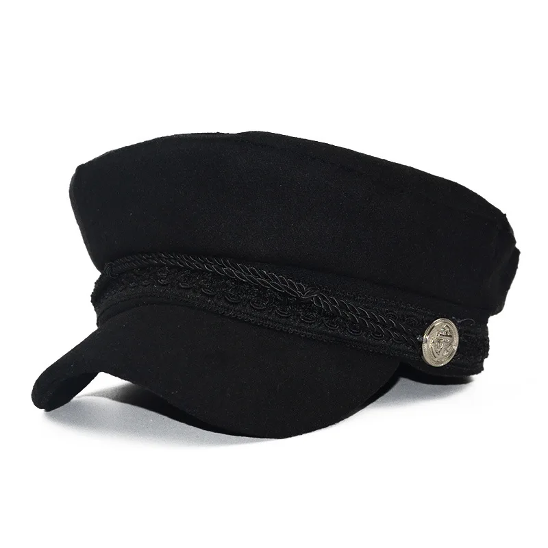 High quality Baseball Cap Baseball Cap Baseball Cap cotton wool cap ring detail suede baseball cap