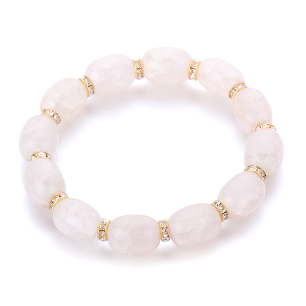 Разноцветный эластичный браслет стрейч модные украшения для мужчин и женщин