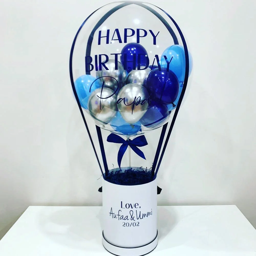 

Balloon Gift Pack Set Packaging Box Birthday Valentine Baby Shower Graduation Anniversary Candy Party Diy Decoration Clear Ball