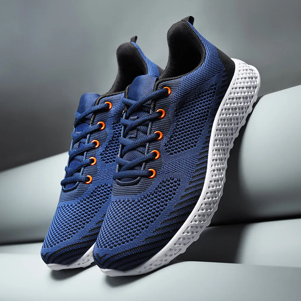 Мужская модная спортивная обувь на шнуровке нескользящая легкая повседневная