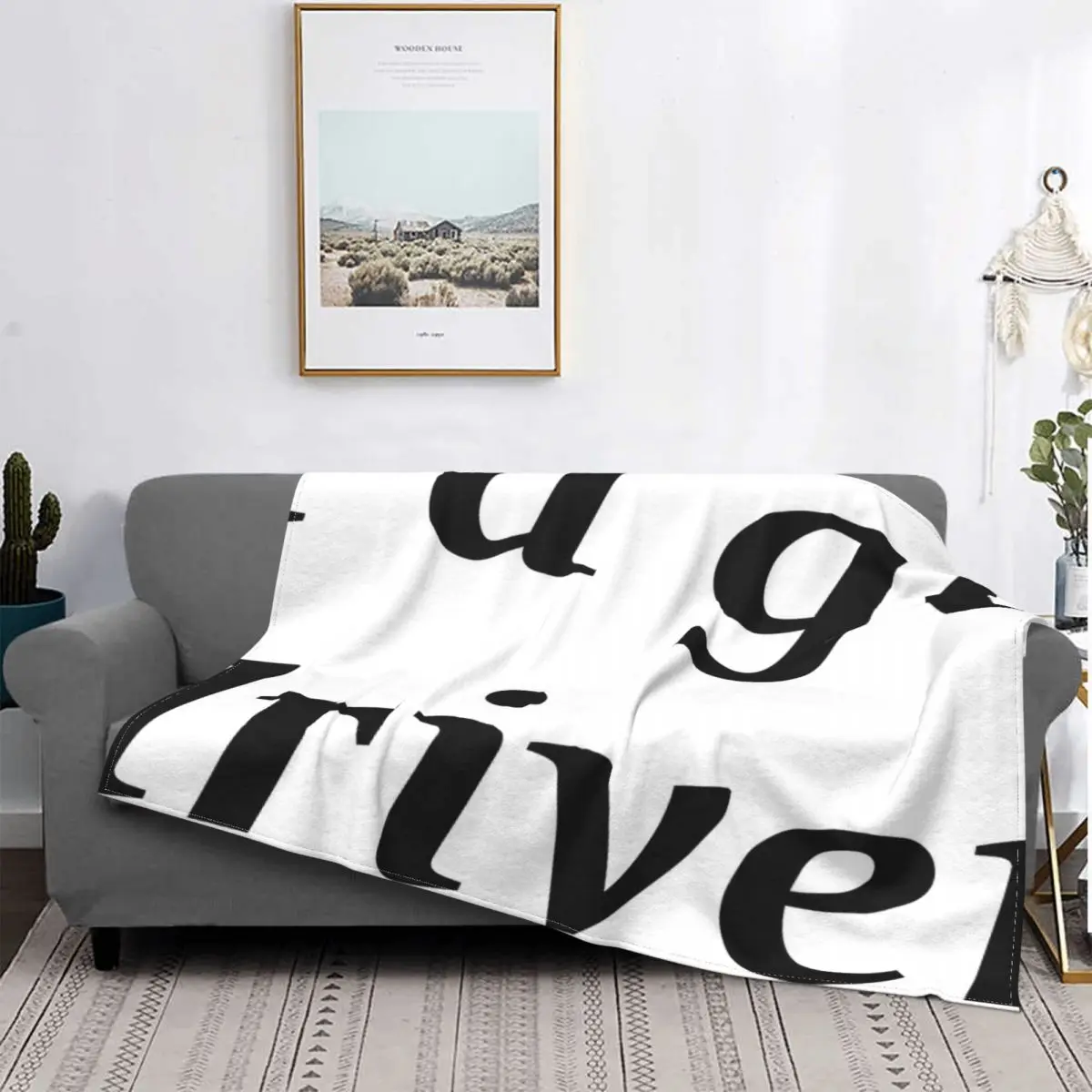 

Я хороший Driverwhite-Manta de Lies, colcha A cuadros para cama, colcha de muselina de 90, manta A cuadros en el sofra
