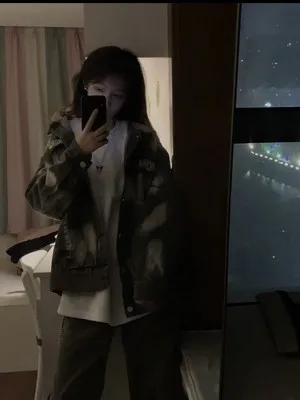 

IEQJ Loose Korean Chic Distressed Washed Top Tie-dye Denim Jacket New Lapel Women Coat Fashion Tide Spring Autumn 2021 3F1594