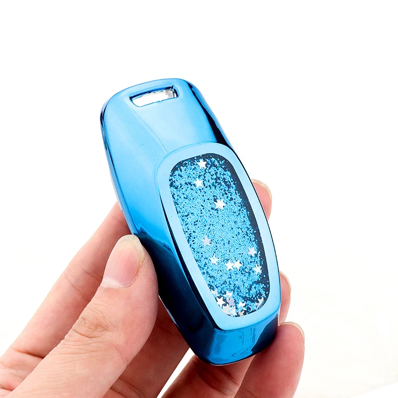 Мягкий ТПУ чехол для ключа автомобиля Quicksand защитный ключей стильные