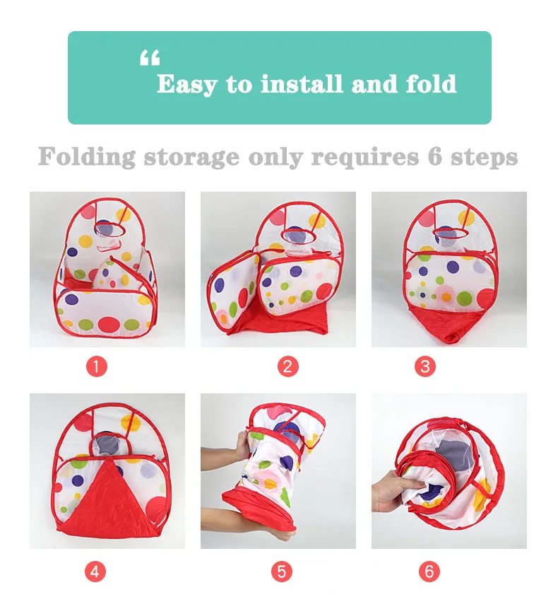 3 шт./компл. детский бассейн для шаров сухой большая палатка детей портативный