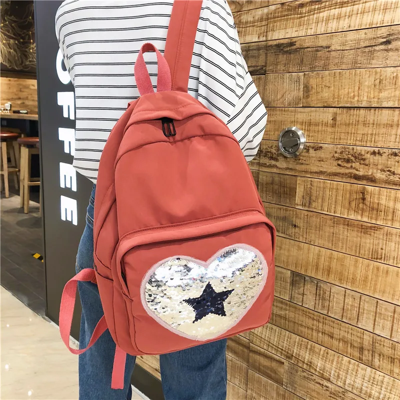 student canvas Backpack for Teenagers Girls  travel Casual bags Female book Bag Travel Backpacks computer pad rucksack 16inch