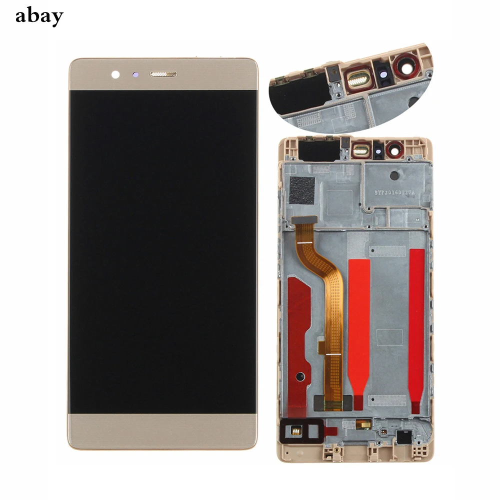 ЖК дисплей 5 2 дюйма для HUAWEI P9 дигитайзер сенсорного экрана с рамкой в сборе