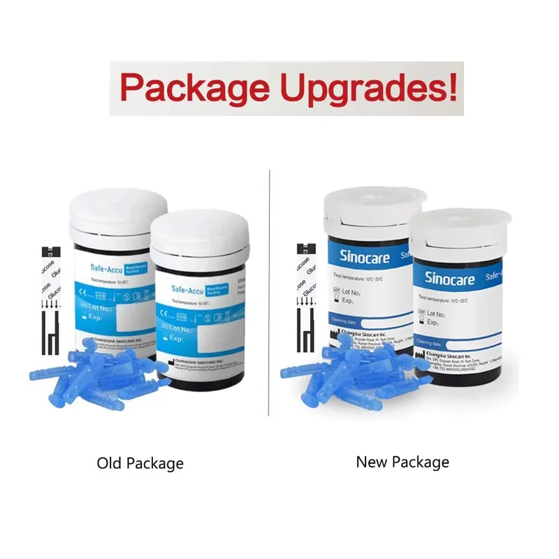 Sincare Diabetes Strips/Codefree Blood Glucose Test Strips 100/200/400 pcs (Only for Safe-Accu) | Красота и здоровье