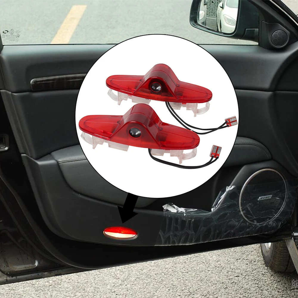 2X светодиодный автомобиль Ghost Shadow двери Добро пожаловать логотип проектор