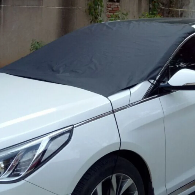 Prevent Snow Ice Sun Shade Dust Frost Freezing Car Windshield Cover Protector Hook Front | Автомобили и мотоциклы