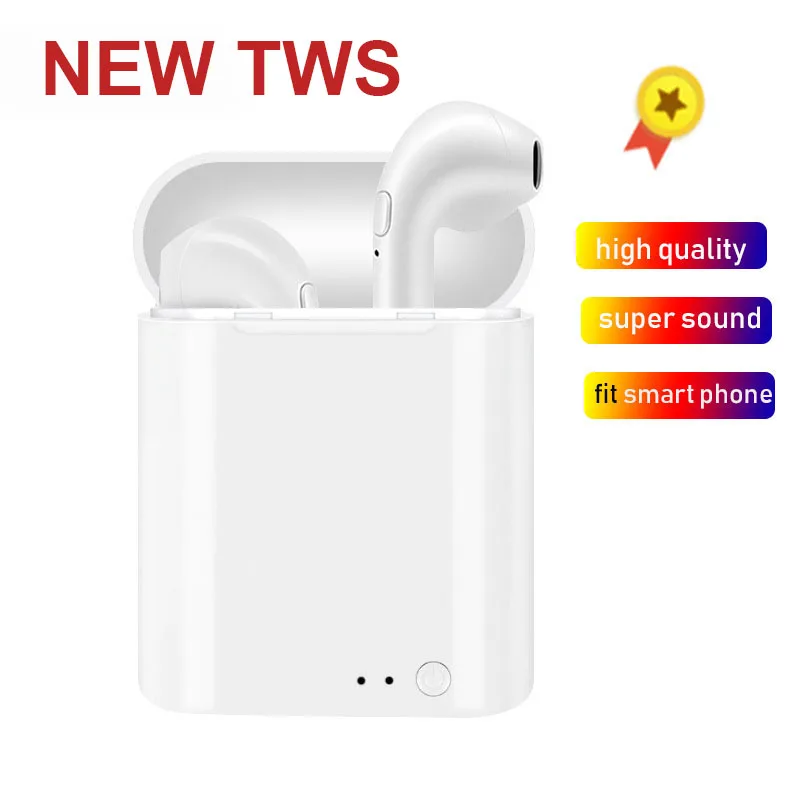 I7S TWS мини беспроводные Bluetooth наушники 5 0 стерео с зарядным устройством микрофоном